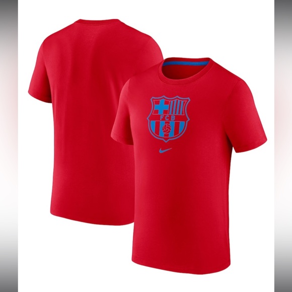 Nike Other - ⚽️🇪🇸NWT Large FC Barcelona Crest Men's Nike Soccer T-Shirt